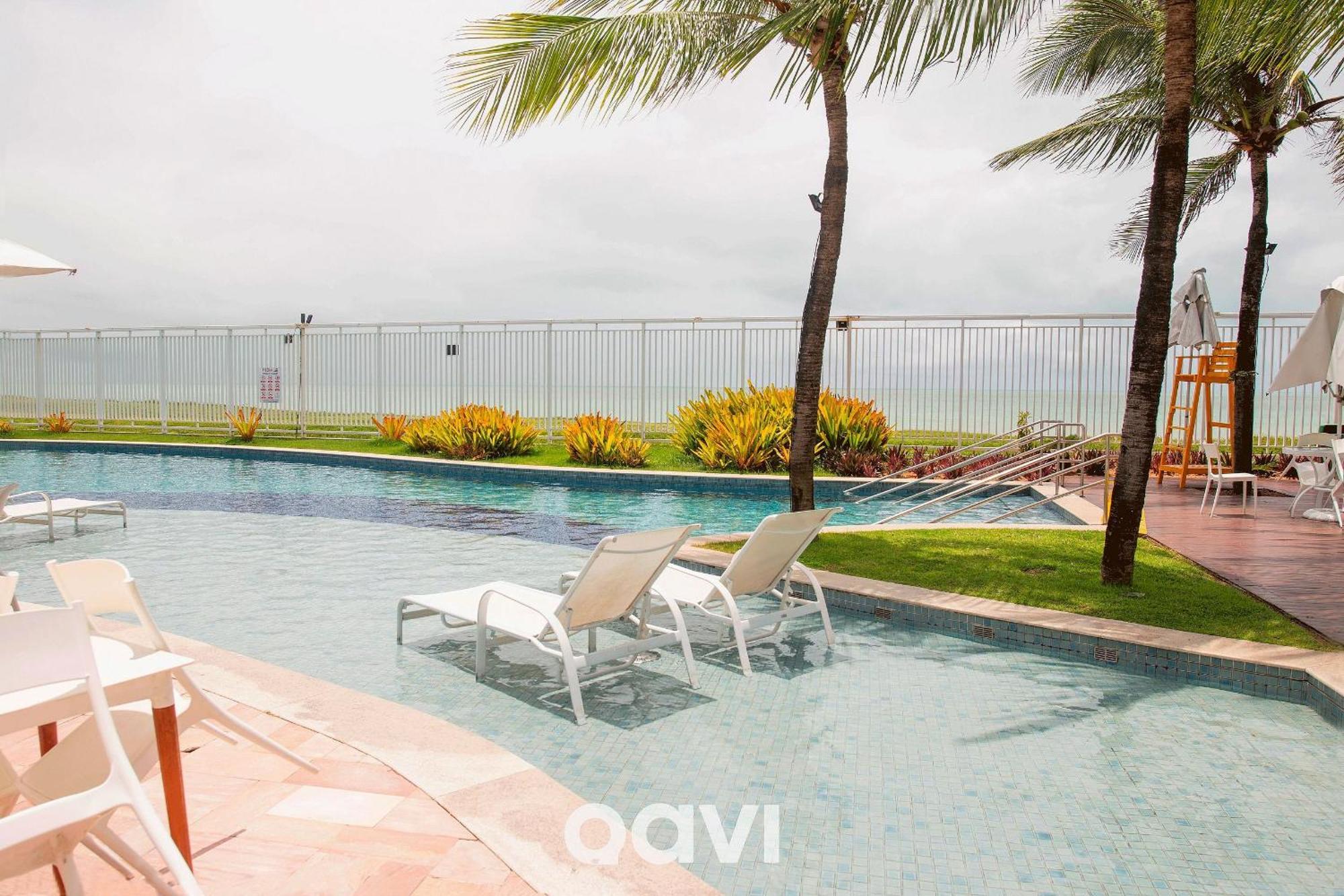 Qavi - Flat Resort Beira Mar Cotovelo #Inmare322 Parnamirim Exteriör bild