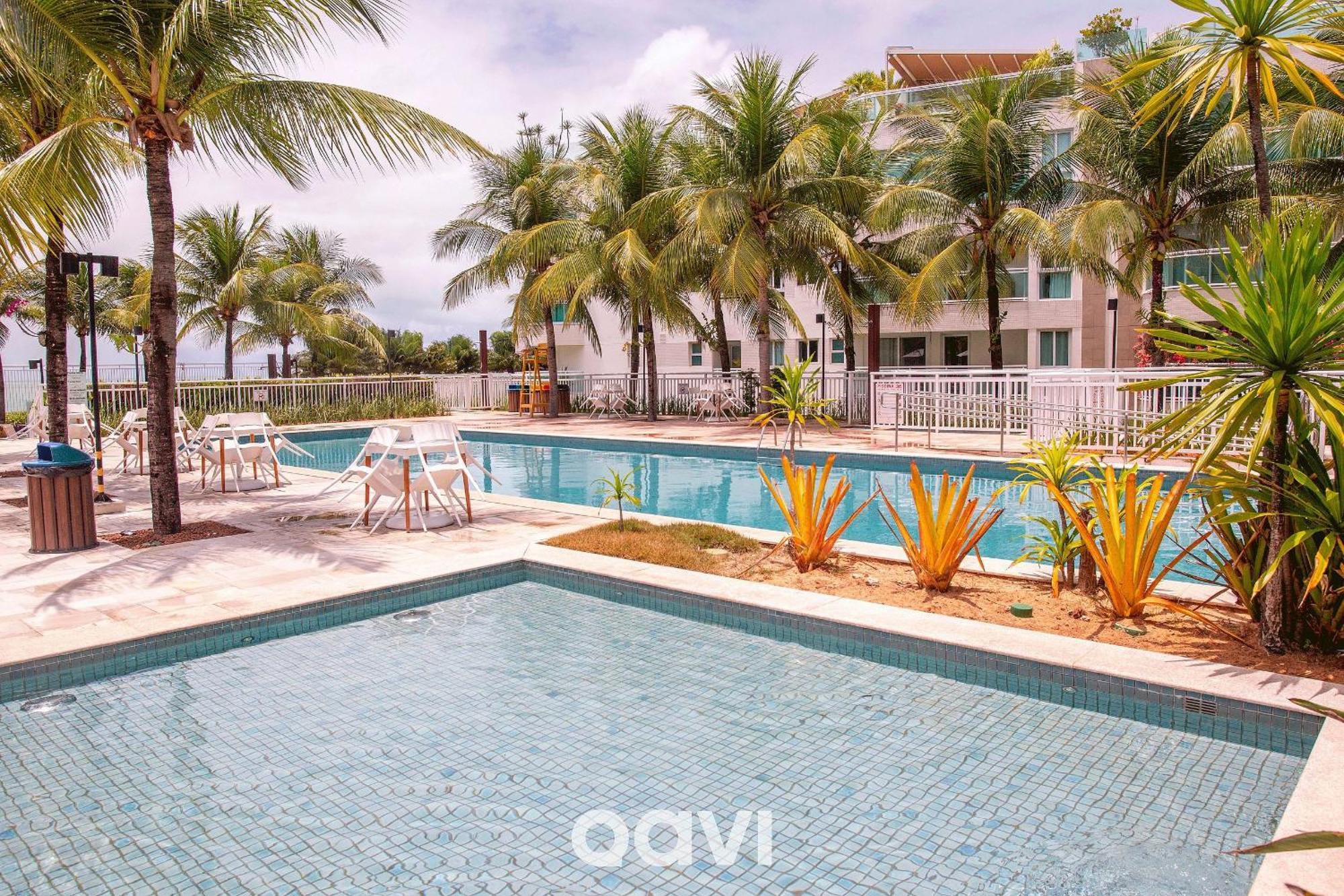 Qavi - Flat Resort Beira Mar Cotovelo #Inmare322 Parnamirim Exteriör bild